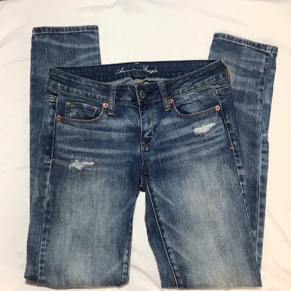 American Eagle, stretch skinny jeans